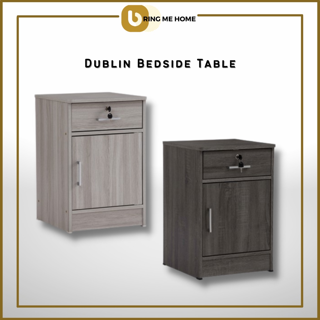 DUBLIN Bedroom Bedside Table Side Table Living Room Table Pedestal Meja