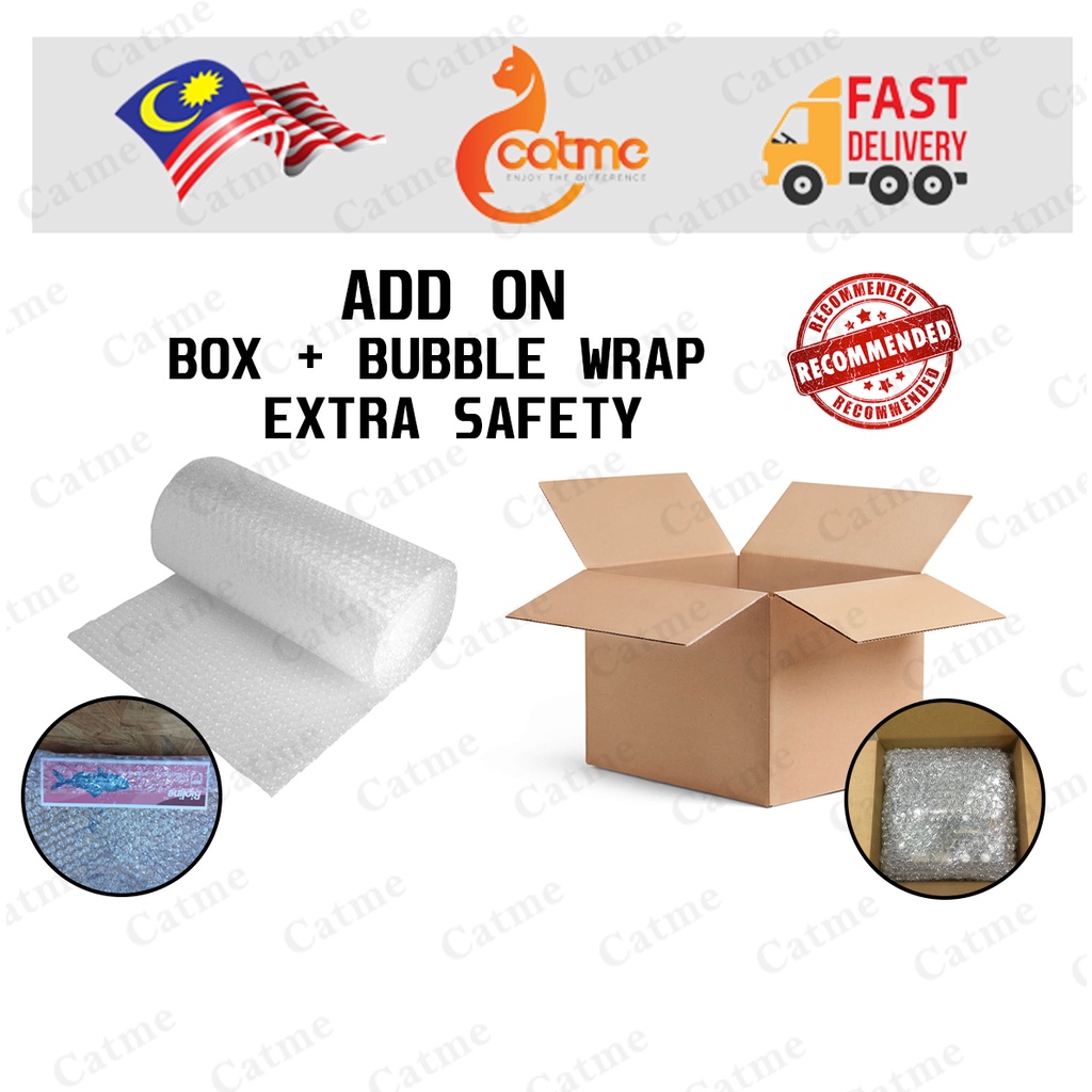 (SERVICE) ADD ON BOX + BUBBLE WRAP EXTRA SAFETY PACKAGING | Shopee Malaysia