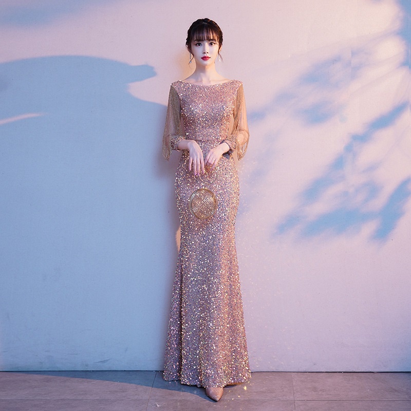 green emerald velvet dress Blush gown (ready stock in XL - fits M) - READY STOCK / XL