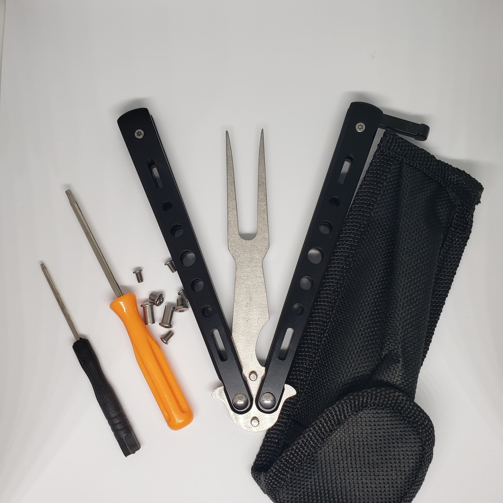 Not Sharp Knife Butterfly Practice Knife Camping Tableware Balisong