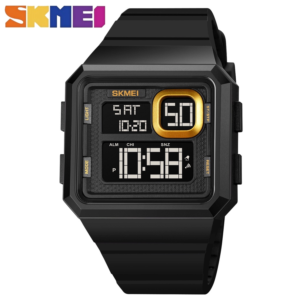 SKMEI Sport Watch With Clear Digital LED 5Bar Countdown Alarm Shopee Malaysia