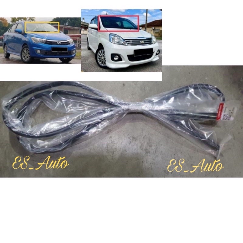 PERODUA VIVA, BEZZA FRONT WINDSCREEN MOULDING RUBBER/ GETAH CERMIN ...