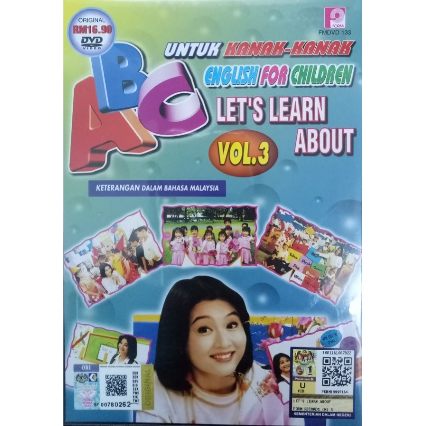 ABC English For Children Telling Time Untuk Kanak-kanak Vol.3 DVD ...