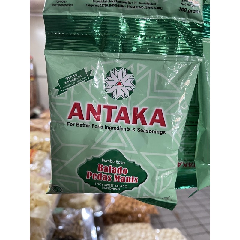 Halal Antaka Bumbu Tabur Serbaguna Murah Seasoning Powder Perasa Balado ...