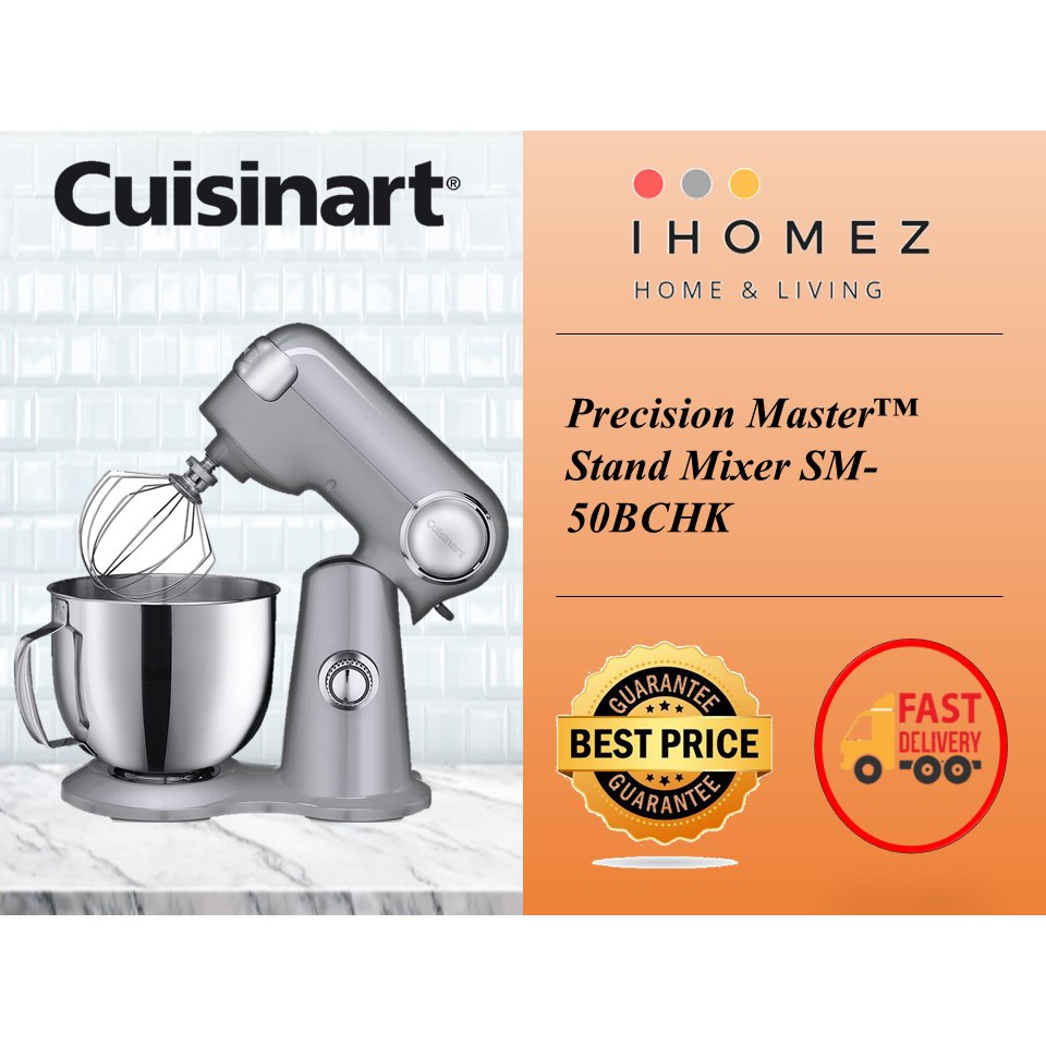 Cuisinart 5.5 Quart Precision Pro Digital Stand Mixer - Silver Lining