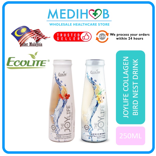 ECOLITE Bird Nest Drink Sarang Burung Original dan Perisa Lain 胶原蛋白燕窝饮