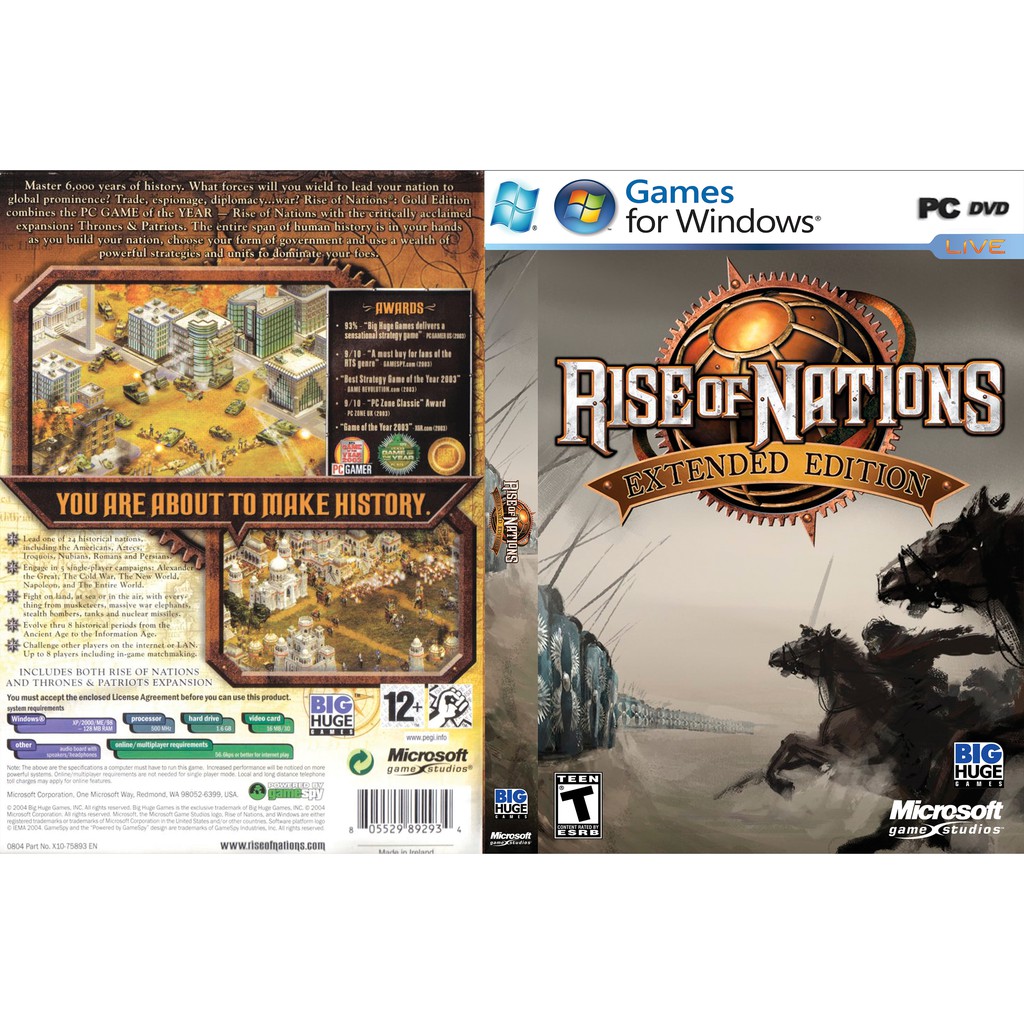 Rise of Nations: Extended Edition PC GAME [Offline INSTALLATION] | Shopee  Malaysia