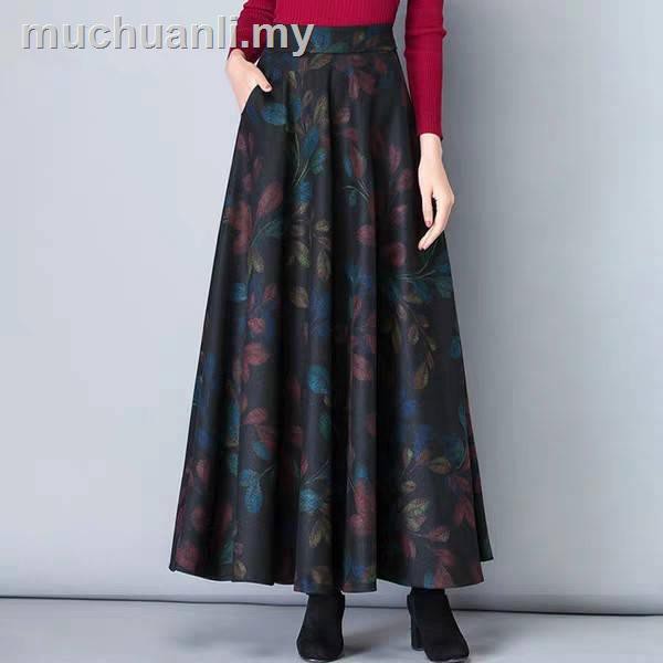 High waisted long skirts 4xl best sale