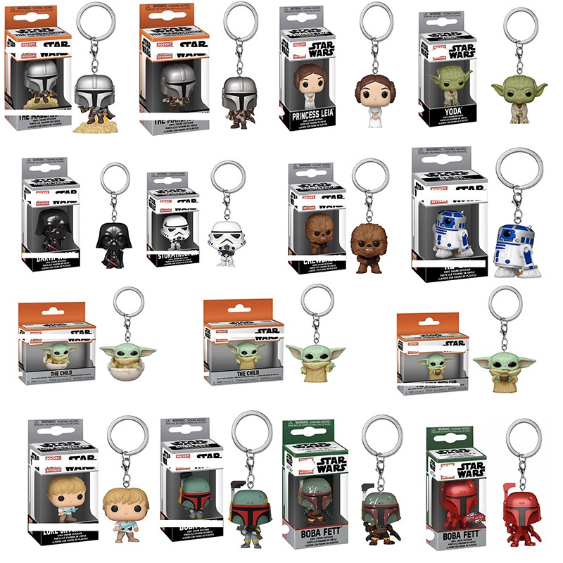 Funko Pop! Llavero Star Wars Chewbacca 11.8 Cm: Figura De Vinilo Coleccionable, Regalo Oficial Para Fans De La Saga