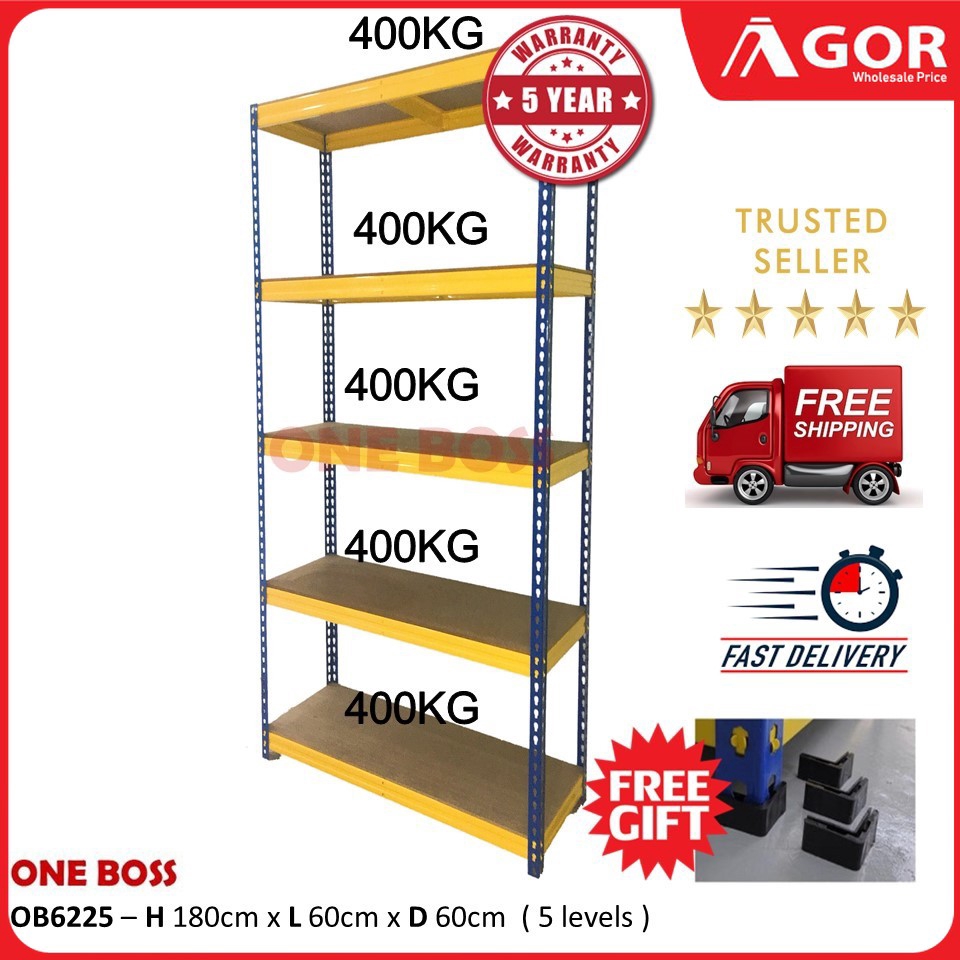 LEVELS ) HEAVY DUTY BOLTLESS RACKING HOME STORAGE WAREHOUSE STORE ROOM ...