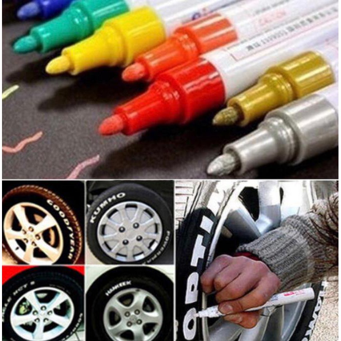 Waterproof Tire Marker for Rubber Meta Glass Car Tires Car Tire