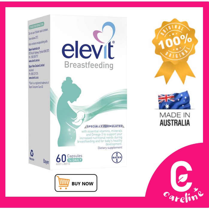 [Breastfeeding] EXP 2024 Elevit Breastfeeding Multivitamin Capsules 60