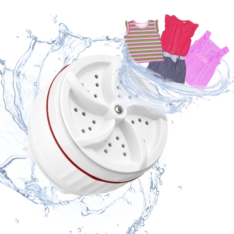 Portable Ultrasonic Turbo Washer Mini Washing Machines /Home Travel