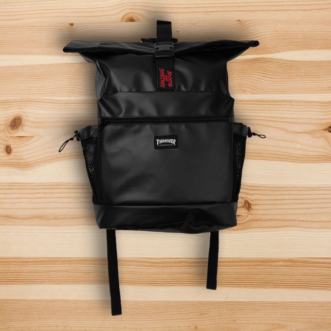 Thrasher Skate And Destroy Black Authentic Original Backpack | TAS