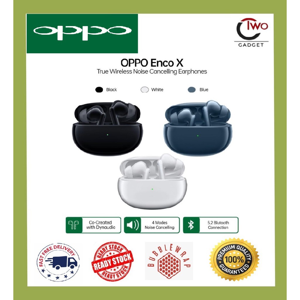 OPPO Enco X Triple Noise Cancelling Live The Music Shopee Malaysia