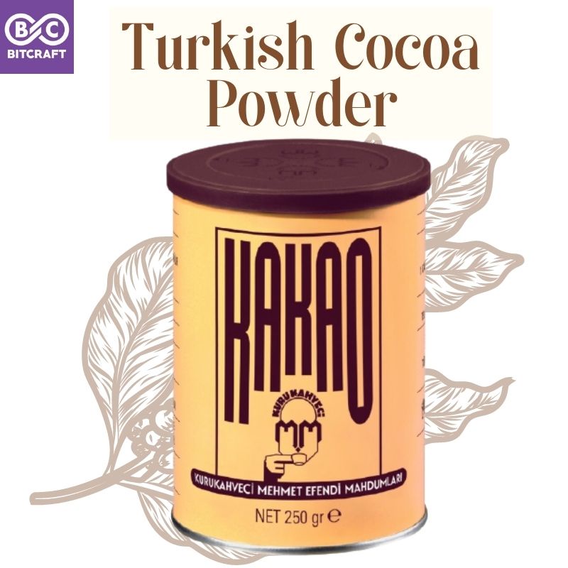 KURUKAHVECI KAKAO Turkish Premium Fine Cocoa Powder 250g Cocoa Drink ...
