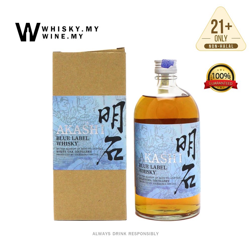 Akashi Blue Label Whisky (500ml) Shopee Malaysia