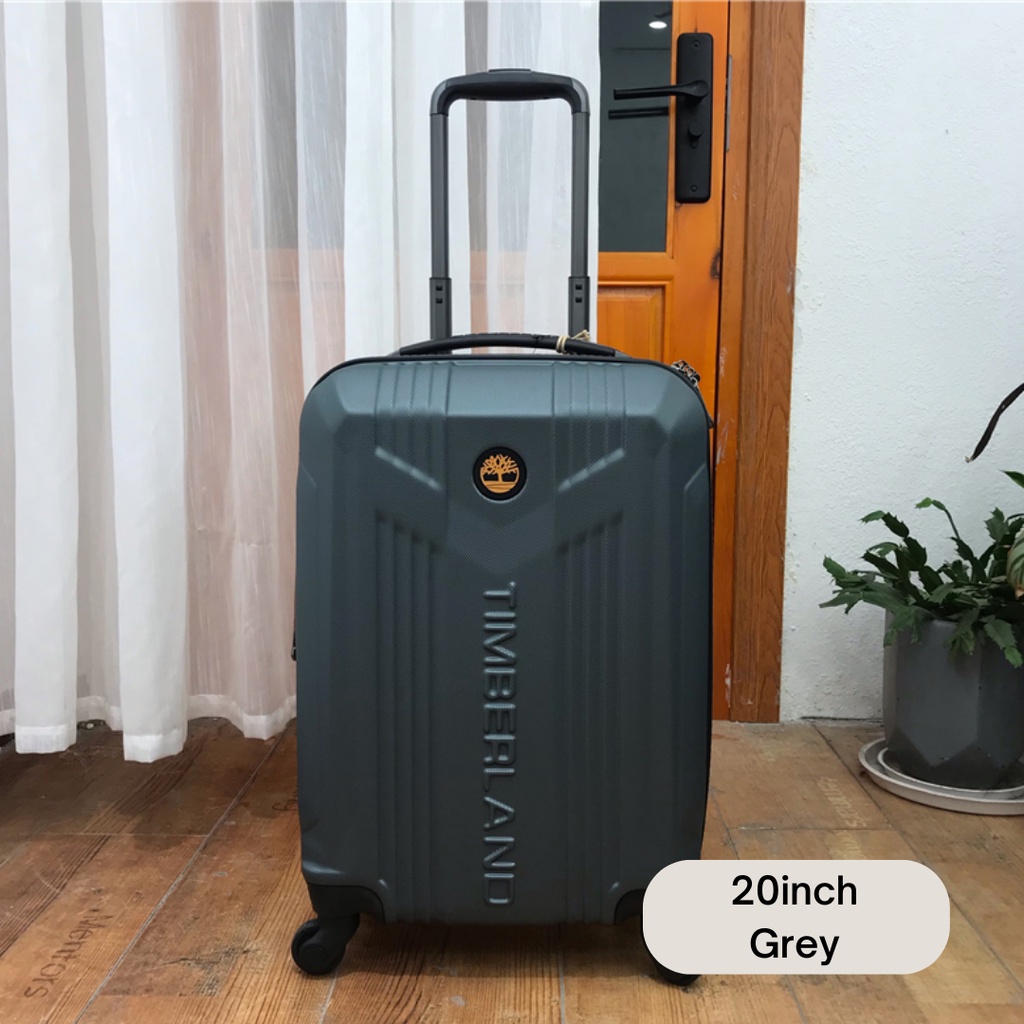 Timberland Design Travel Carry on and Check in Luggage Bag 20inch ABS  Material Suitcase Beg Bagas 网红行李箱 Grey | PGMall