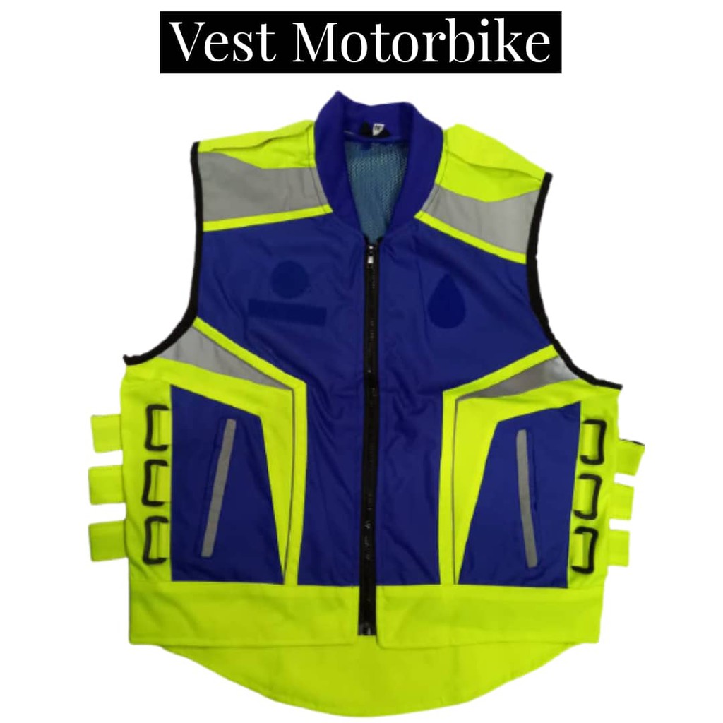 Riding Vest with REFLECTOR (S TO XL) | Shopee Malaysia
