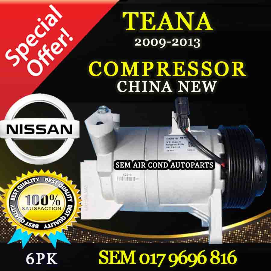 NISSAN TEANA 2.0CC 2009-2013 YEAR 6PK CHINA NEW COMPRESSOR/ KOMPRESSOR ...
