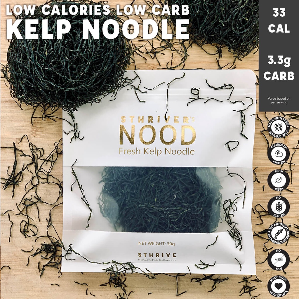 Freeze Dried Fresh Kelp Noodle Zero Fat Low Carb Low Calorie Eat