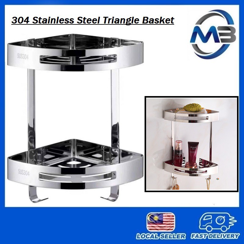 Non Perforated 304 Stainless Steel Triangle/Rectangle Basket Toilet ...