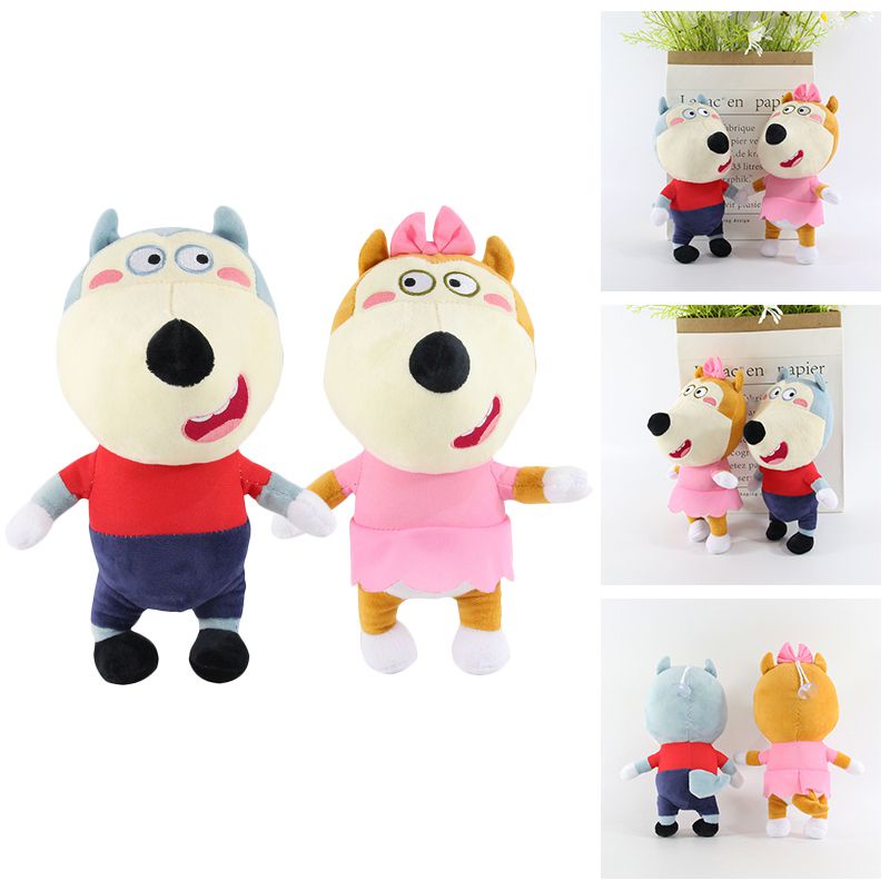 Wolfoo And Lucy Plush Toy Set 25cm Cute Stuffed Cartoon Dolls For Kids ...