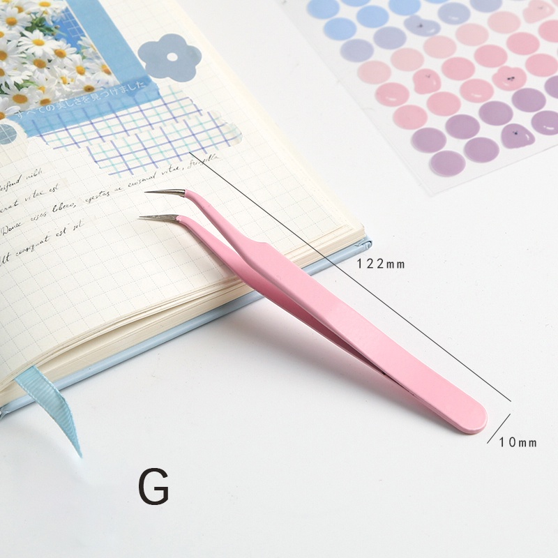 Mr.paper 12 Style Tweezers Candy Color Multifunctional Tweezers