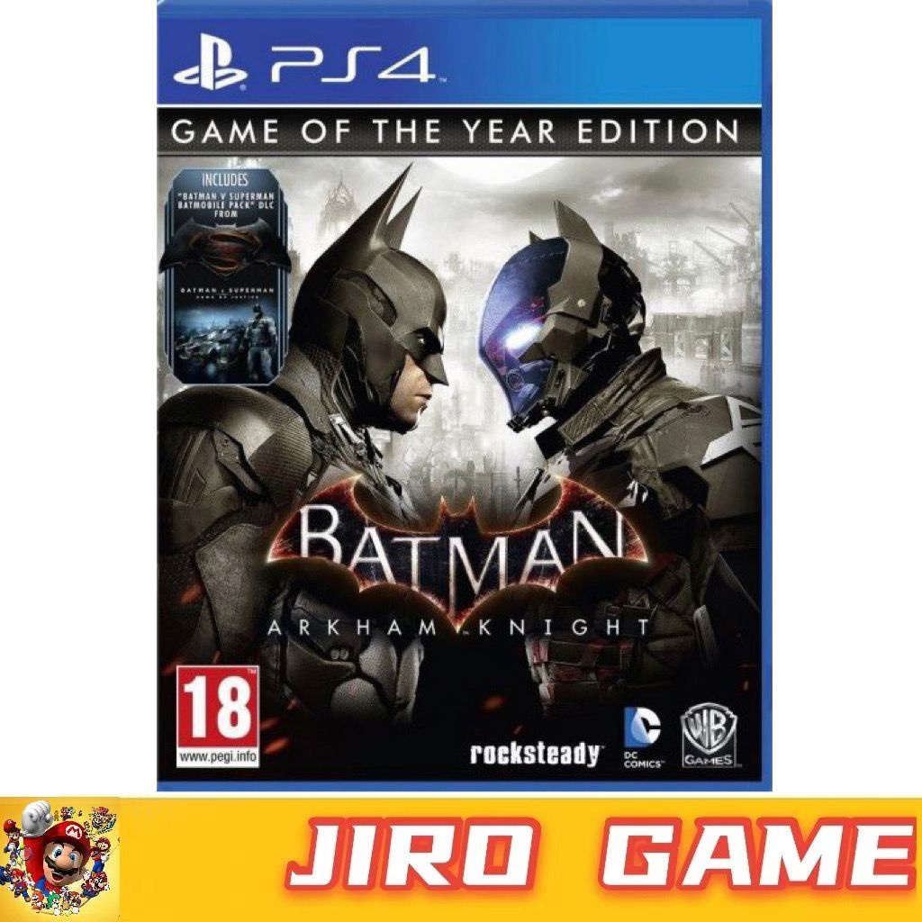 PS4 Batman Arkham Knight Game Of The Year GOTY Edition(R2)(English)(New) |  Shopee Malaysia