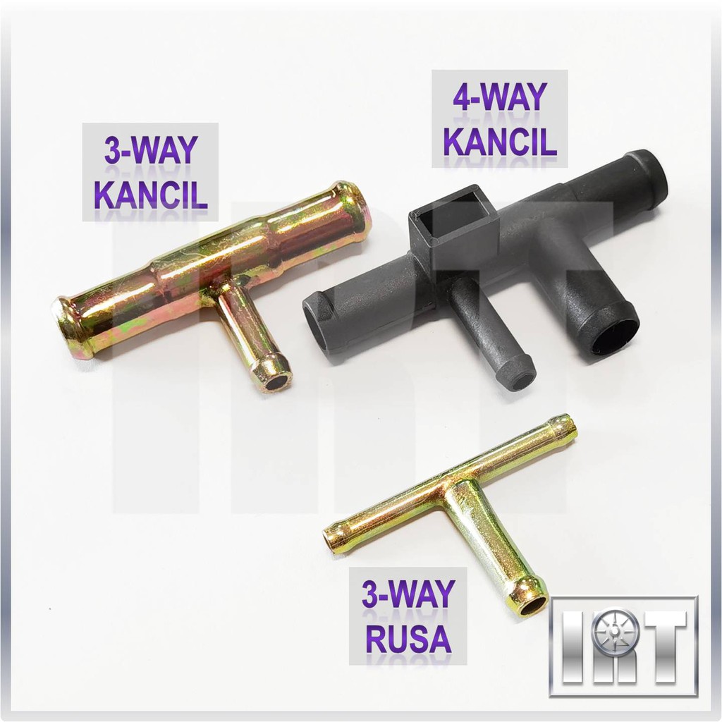 Kancil Rusa 660 850 Water Pump Pipe Paip Pum Air Vacuum 3 Way 4 Holes