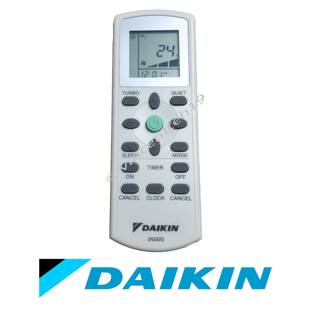 Daikin Air Conditioner Remote Control Shopee Malaysia