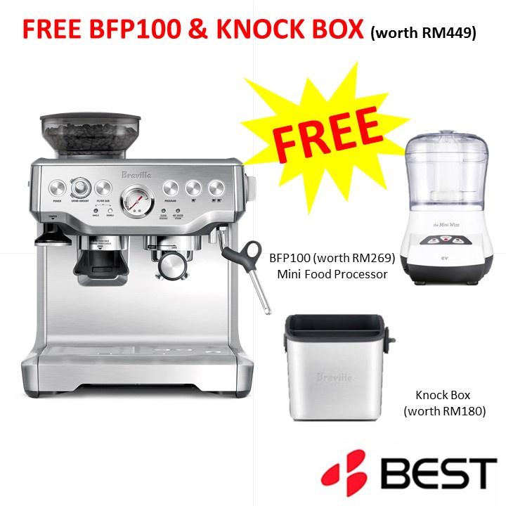 Breville Barista Express Coffee Machine BES870 Shopee Malaysia