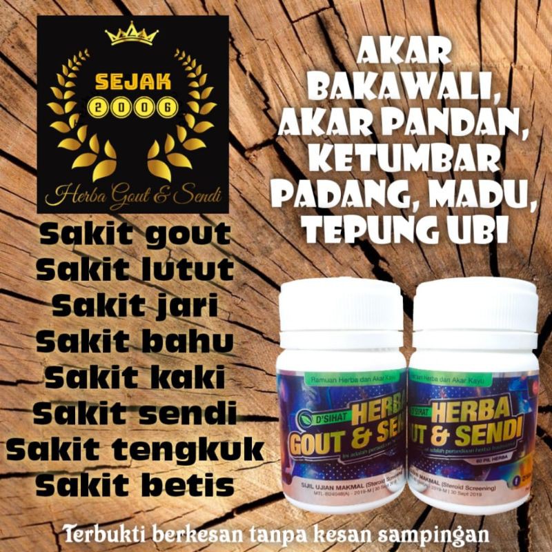[SAMPLE 10 BIJI] UBAT GOUT & LUTUT PALING MUJARAB!! 100% HERBA ...