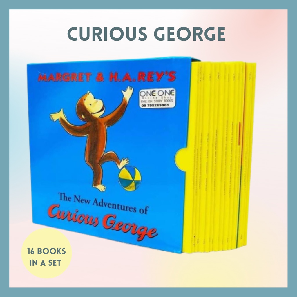 Education　2nd　Malaysia　Hand　Collection　Book]　16　Curious　George　books　Children　Book　Shopee