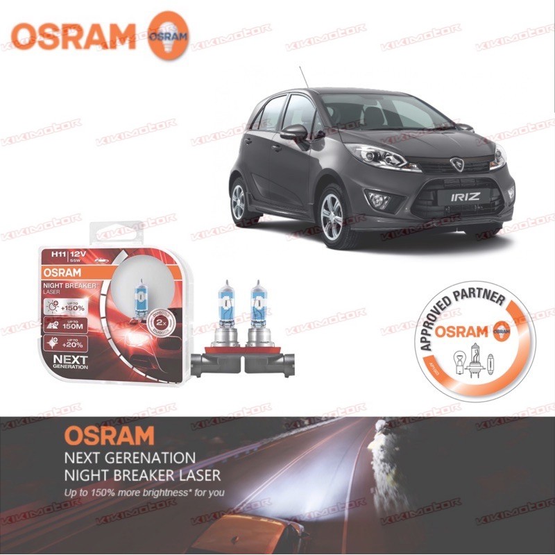 OSRAM NBL H11 Headlight Bulb for Proton Iriz Shopee Malaysia