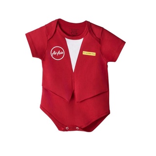 AirAsia Mini Pilot Cabin Crew Baby Romper
