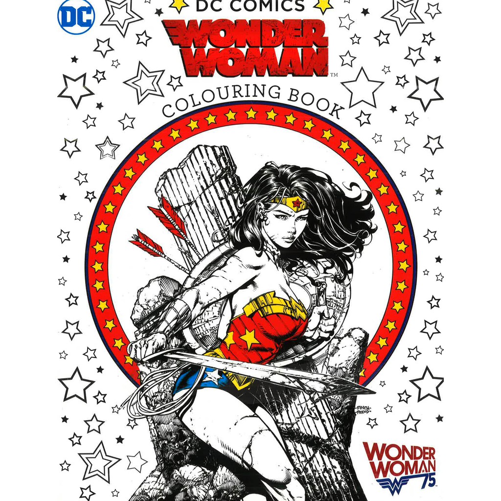 BBW) Wonder Woman Colouring Book (ISBN: 9781783707270) | Shopee Malaysia