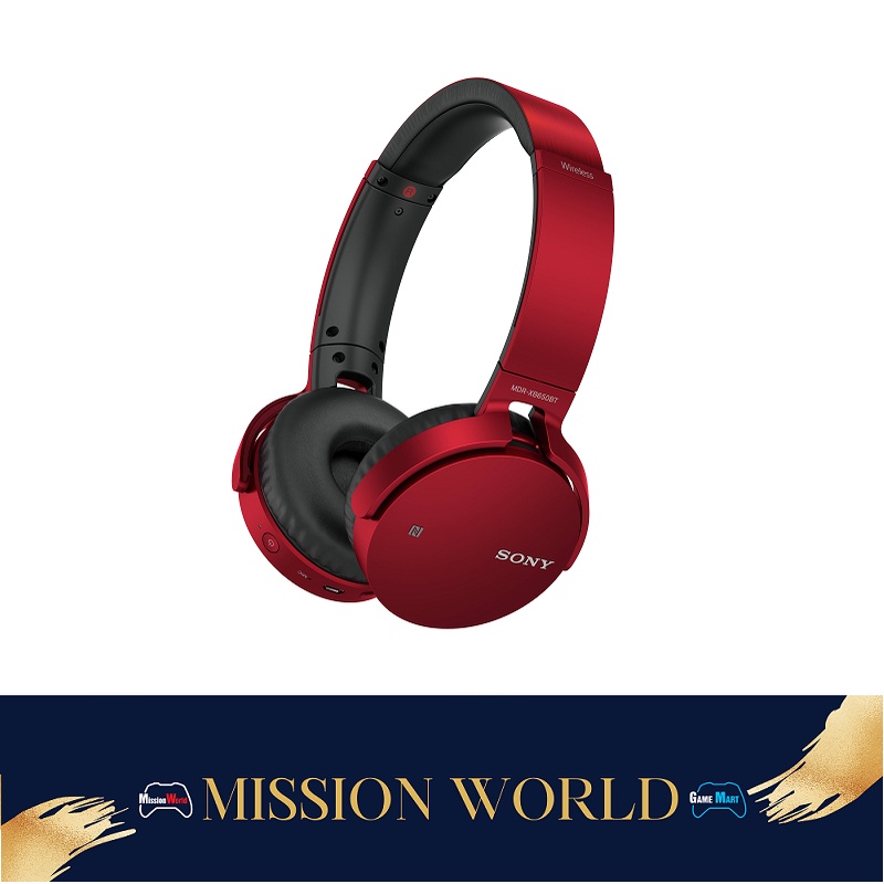 Sony MDRXB650BT EXTRA BASS Wireless Headphones (Red) Shopee Malaysia
