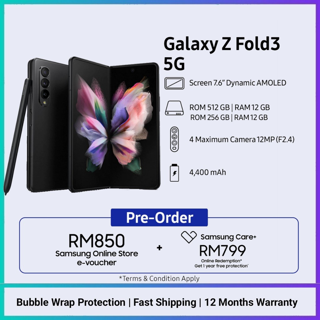 Samsung Galaxy Z Fold 3 5G Online (12 GB RAM, 256 GB ROM