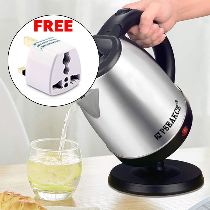 Electric Kettle Stainless Steel 2L Overheat Protection 1500 Watt Auto