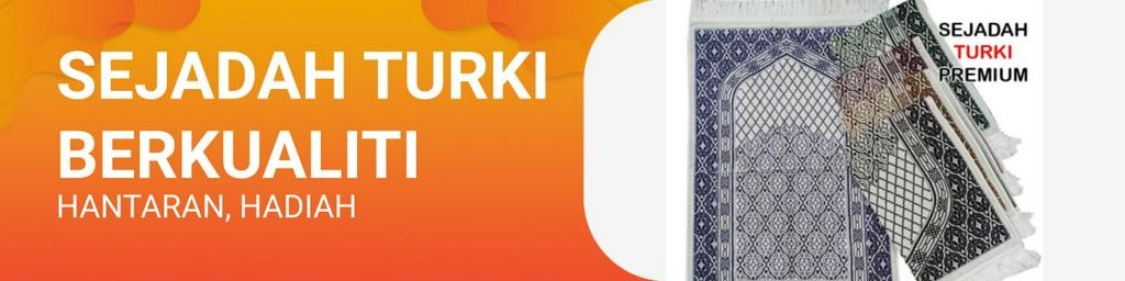 Sejadah Turki Eksklusif Corak Frame Petak Nikah Hantaran Kahwin Hadiah ...