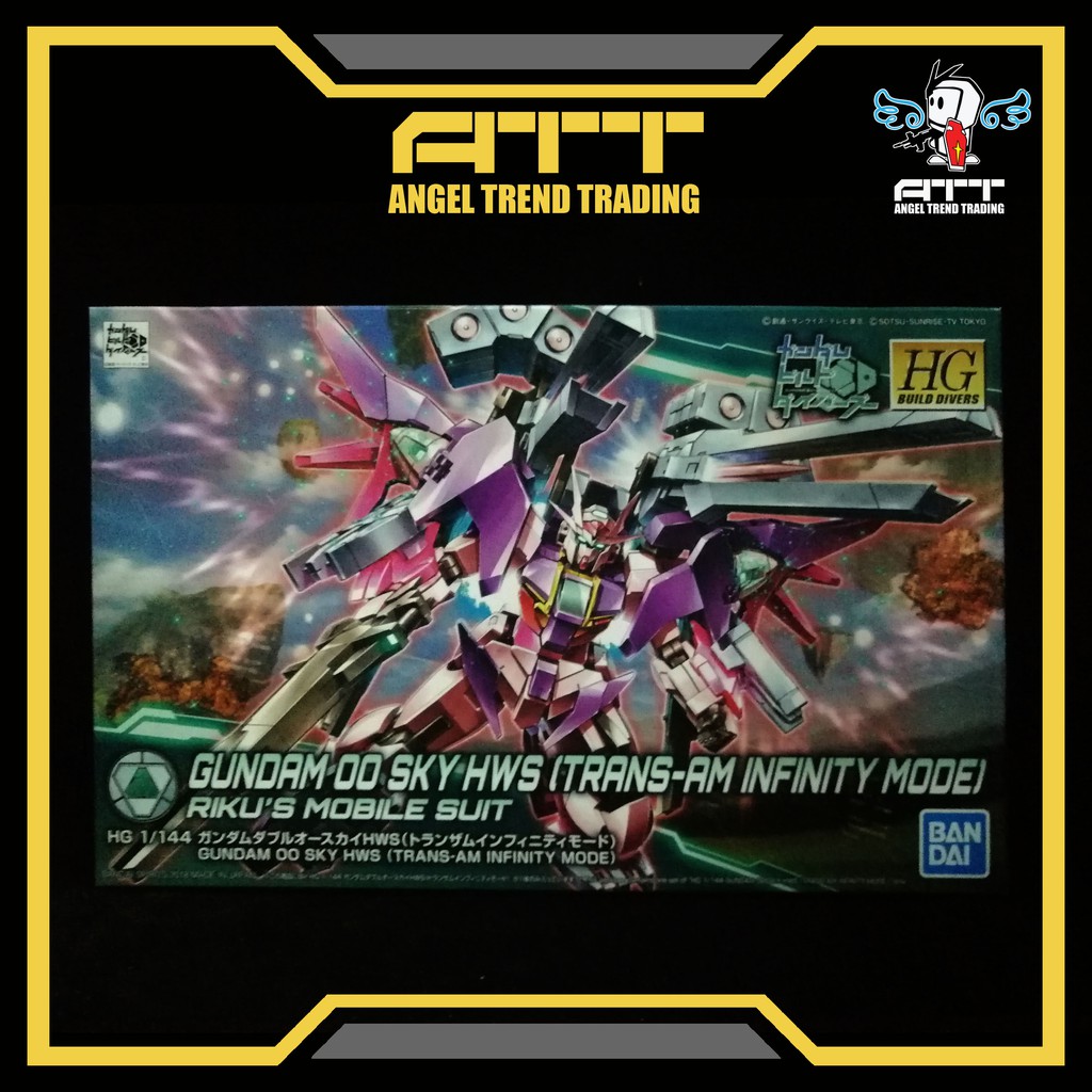 BANDAI HG 1/144 GUNDAM 00 SKY HWS (TRANS-AM INFINITY MODE) RIKU'S ...