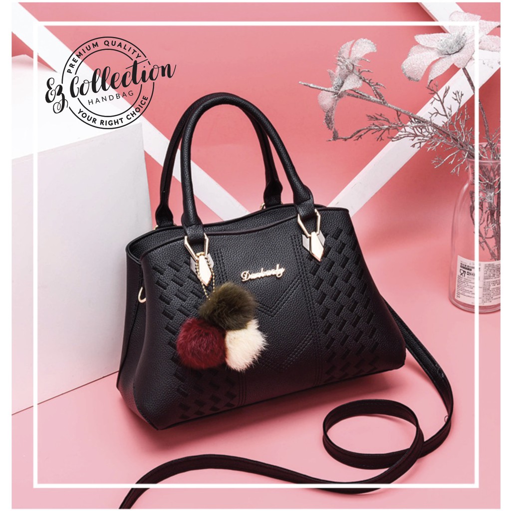 TWICELOVE Malaysia - Premium Danbaoly Ribbon Shoulder Women Handbag Tote Bag  Sling Beg Tangan Bags Purse Clutch Pouch Women Lady Perempuan Gift Hadiah  for Ladies Wallet Casual Dinner Cantik Girl Raya Korea