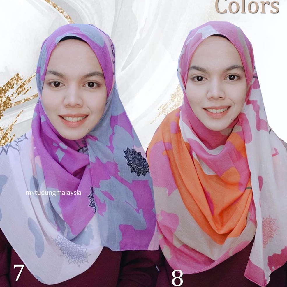 💓 NaNa 💓 Tudung Shawl Cotton Corak Batik My Tudung Malaysia 💓 | Shopee ...