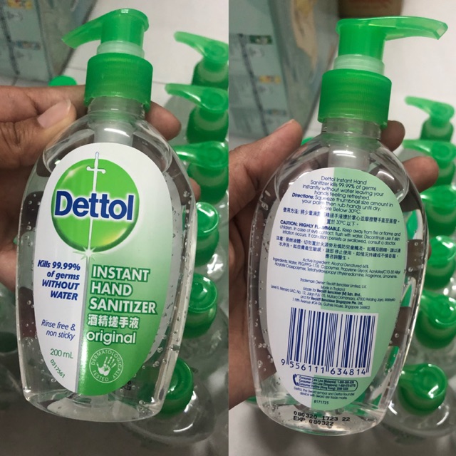 DETTOL SANITIZER 200ML Shopee Malaysia