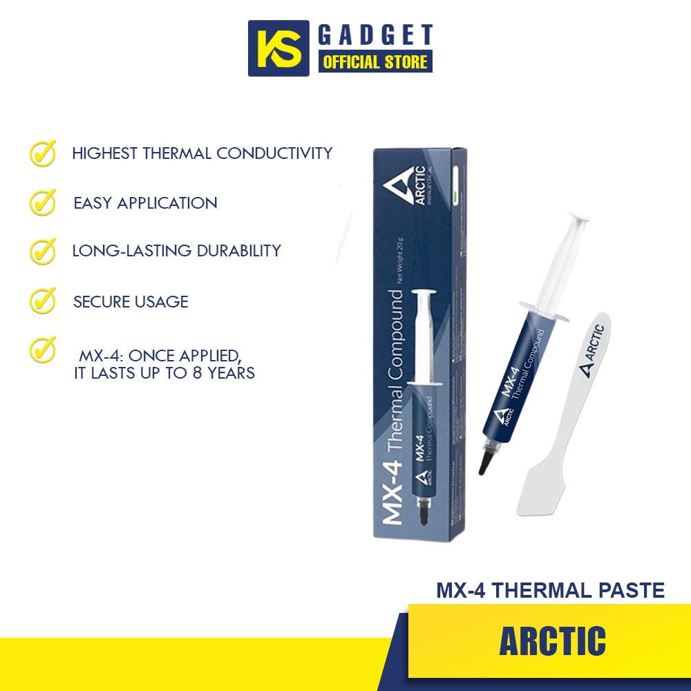 ARCTIC MX-4 - Thermal Compound Paste Carbon Based High Performance