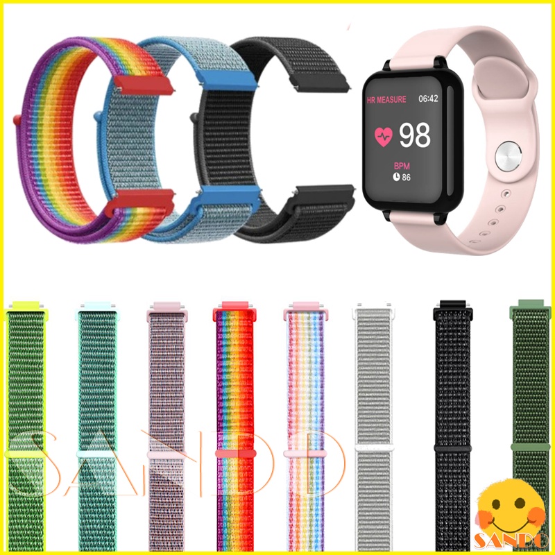 Hero Band III Hero Band 3 B57 Smart Watch Nylon Strap Rainbow