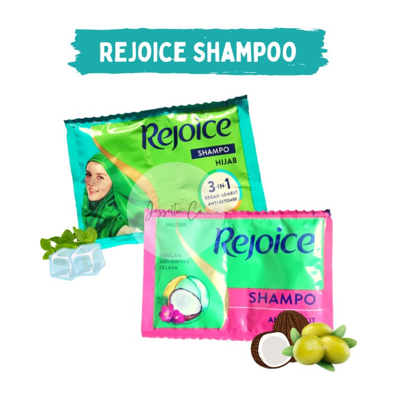 Rejoice Shampoo Hijab 3 IN 1 (Anti Dandruff Kelemumur / Frizz Kusut
