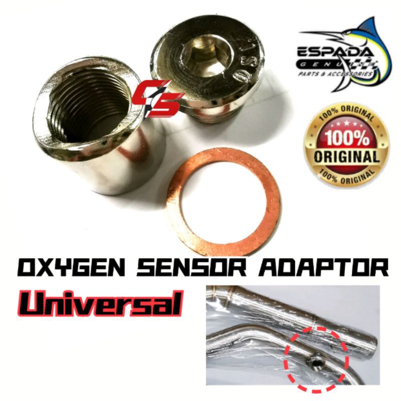 EXHAUST OXYGEN SENSOR ADAPTOR UNIVERSAL API RS150 RFS150 Y15 R15 LC ...