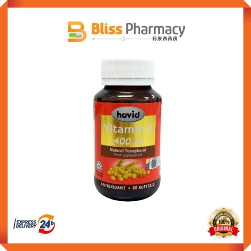 Hovid Vitamin E 400IU Softgel 60's Shopee Malaysia